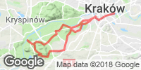 Track GPS Kraków - Tyniec - Kraków
